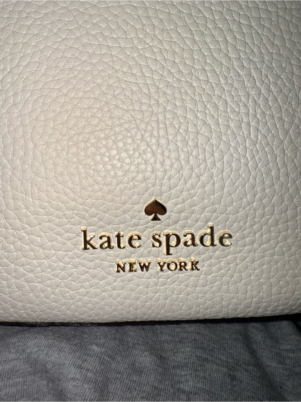 Brand New Authentic Kate Spade Janie Cream Leather Shoulder Bag - Picture 3 of 16